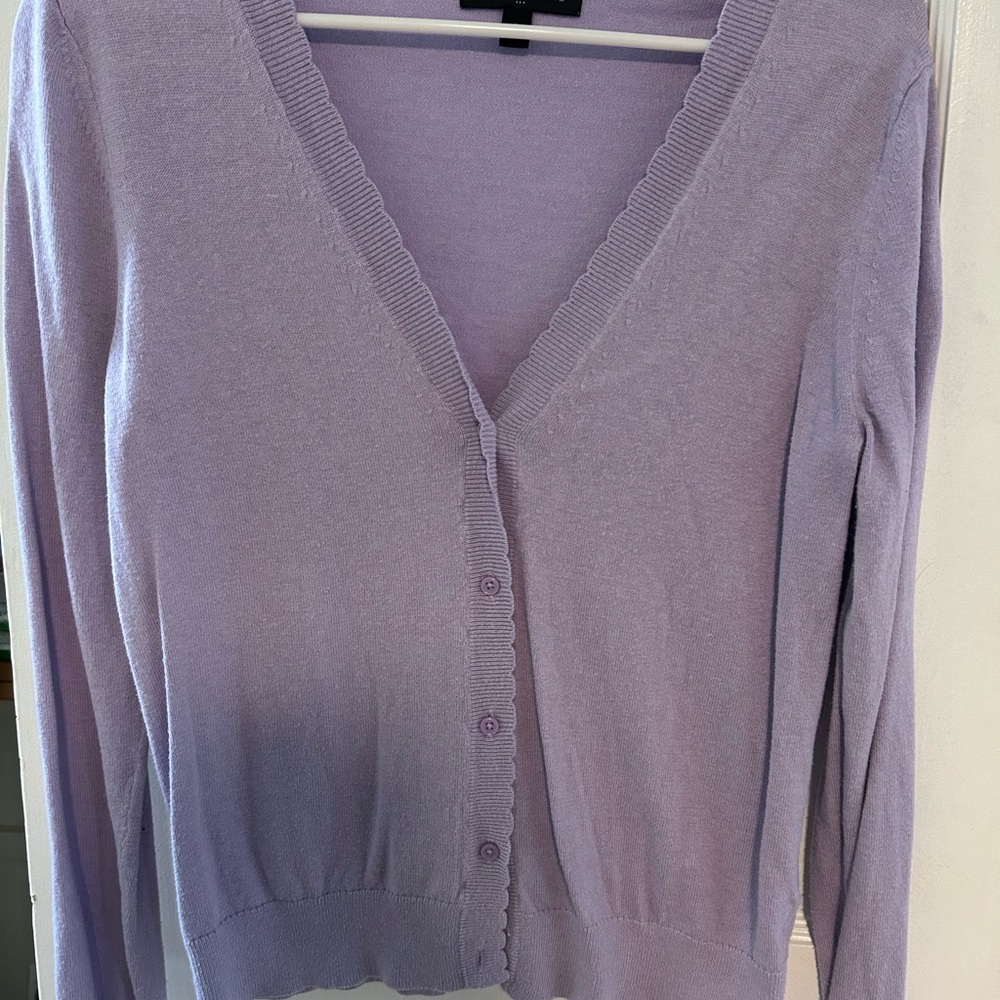 Banana Republic Lavender Cardigan